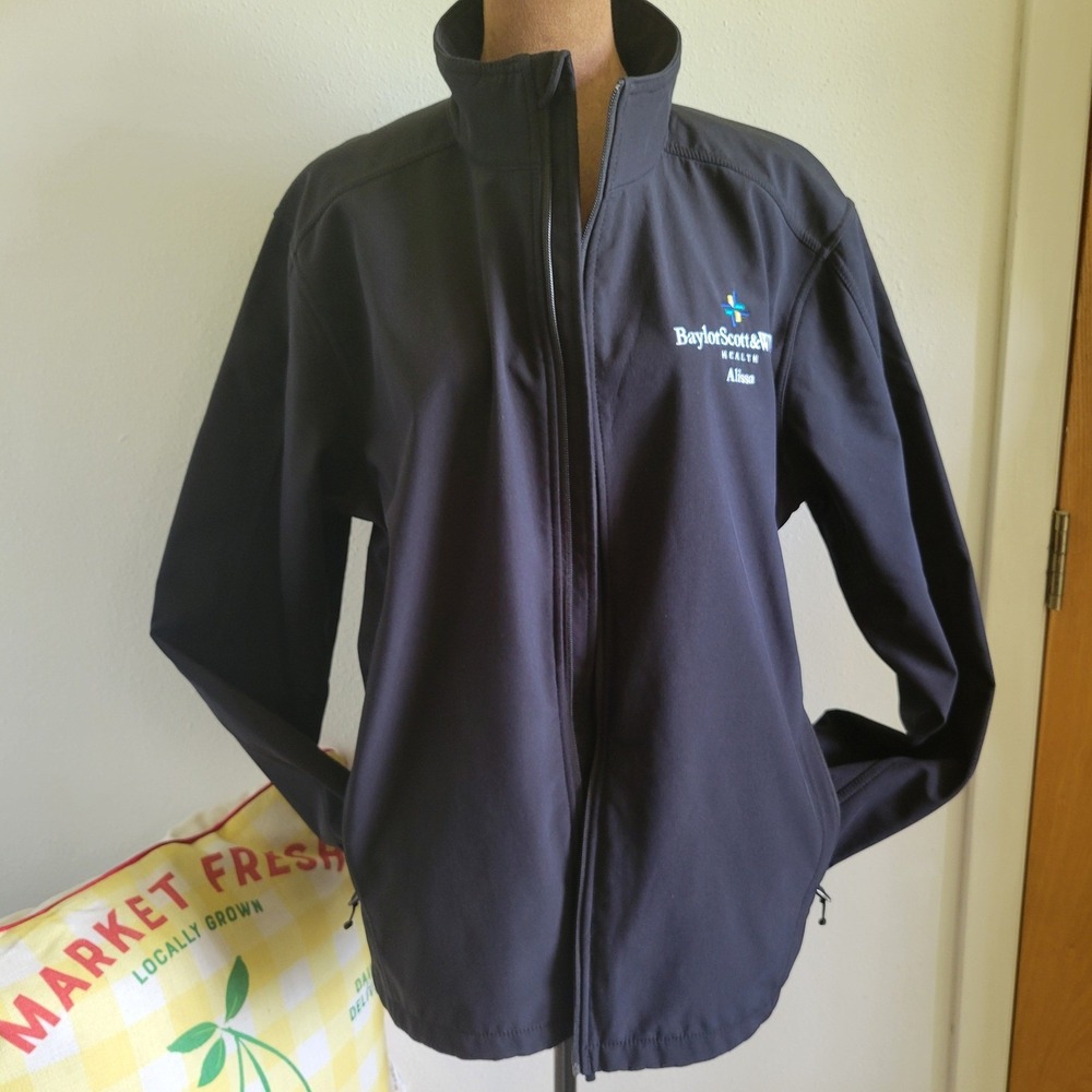 Port Authority J317 Black Soft Shell Jacket Baylor Scott‎ & White Alissa L